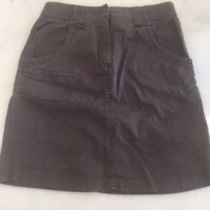 Reima Girls Mocha Colored Cotton Skirt-Size 8/9 Years